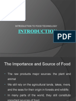 Introduction To Food Technology