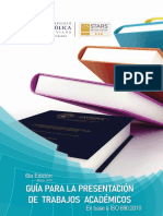 UCB - Guía para la Presentación de Trabajos Académicos (2020)