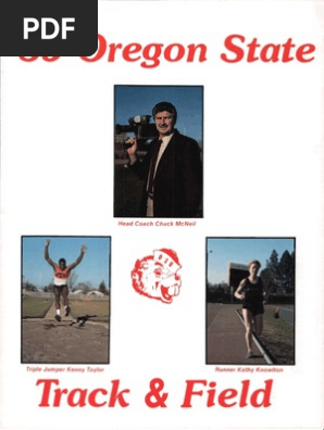 85 Oregon State Track Field Media Guide Track And Field