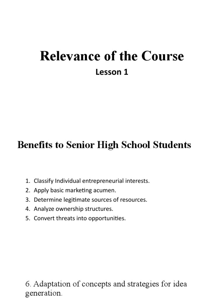 Benefits of Entrepreneurship Education | PDF | Entrepreneurship ...