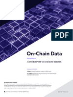 On-Chain Data: A Framework To Evaluate Bitcoin