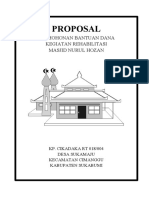 Proposal Rehab Masjid Nurul Hozan