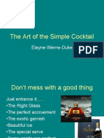 The Art of The Simple Cocktail