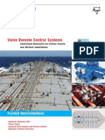 Valve Remote Control Systems Centralized Hydraulics for marine vessels and offshore installations