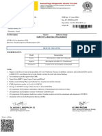 Emp#014 RT PCR Report