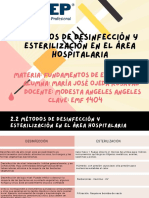 4 Métodos de Desinfección y Esterilización en El Área Hospitalaria