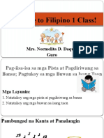 Filipino 1 Lesson 11