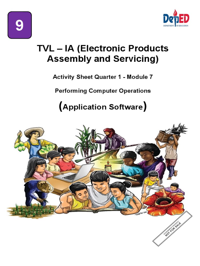 TVL IA (Electronic Products Assembly and Servicing) Application Software Download Free PDF