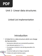 Unit 1 Linked List