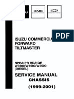 1999-2001 Isuzu NPR HD NQR W3500 W4500 W5500 Diesel Full Service Manual
