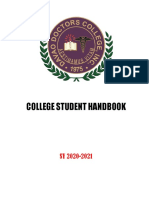 Davao Doctors College, Inc. Student Handbook