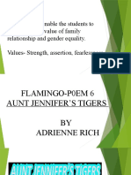 Aunt Jennifer's Tigers