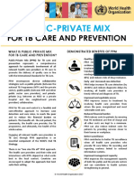 Public-Private Mix: For TB Care and Prevention