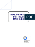 Requirements For Fruit Machines v1 0