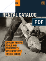 Rental Catalog: Quality Rental Tools and Equipment - Well Serviced, Priced Right