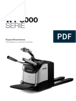 Transpaleta WT3000 Especif. Técnicas