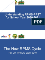 Understanding RPMS-PPST For School Year 2020-2021
