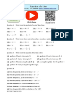 Equation of A Line PDF 1