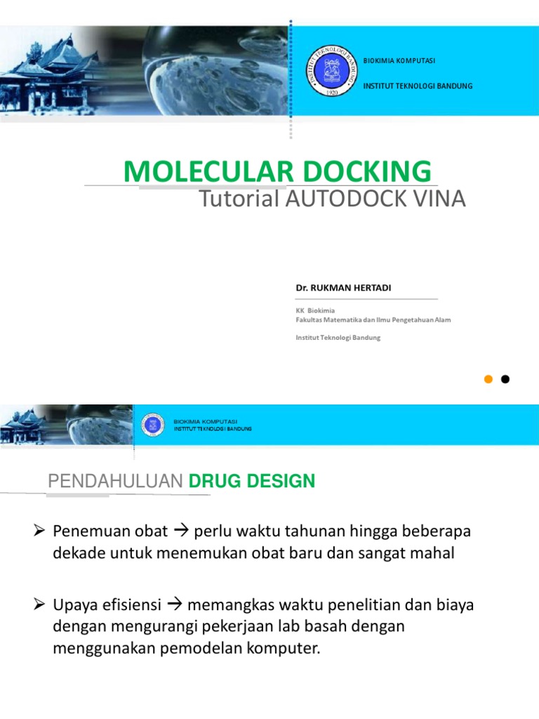Tutorial Docking Molekuler dengan AutoDock | PDF | Komputer | Teknologi ...