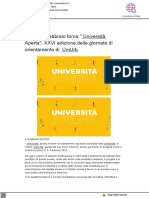 Dal 2 al 4 febbraio torna Università Aperta, XXVI edizione - Vivereurbino.it, 2 febbraio 2022