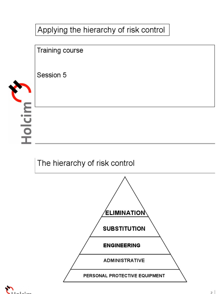 2Example Hierarchy of Control PDF Noise Workplace