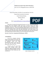 Cavity Flow Simulation and Analysis Usin