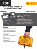 Fluke 6200-2/6500-2: Portable Appliance Testers