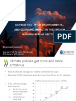 Carbon Tax: What Environmental and Economic Impact in The French Manufacturing Sector?