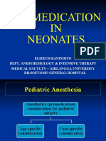 Pro Pre Medication in Neonates