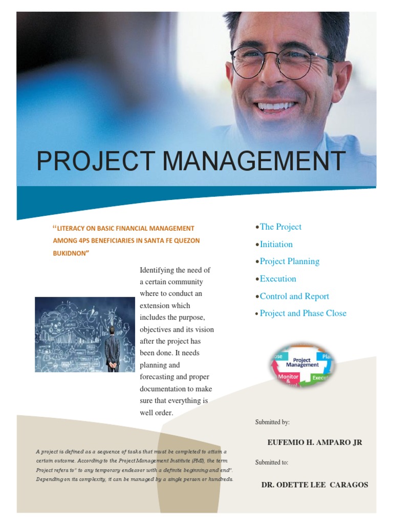 Financial Literacy Project for 4Ps Beneficiaries | PDF | Project ...