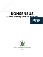 Buku Konsensus Nutrisi Prematur