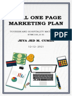 Cumla Final One Page Marketing Plan