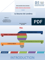 La Bourse de Londres: Master Spécialisé: Finance Islamique