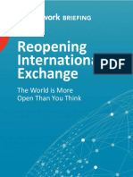 Reopening International Exchange: The World is More Open Than You Think