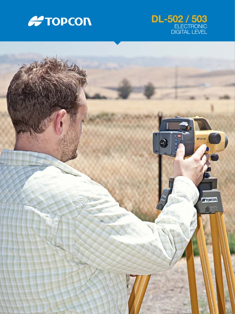 Digital Auto Level Topcon DL 503 | PDF | Measurement | Computer Data ...