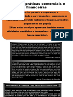 As Novas Práticas Comerciais e Financeiras