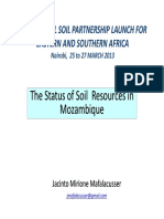 Fdocuments - in - The Status of Soil Resources in Mozambique Fao Status of Soil Resources in Mozambique