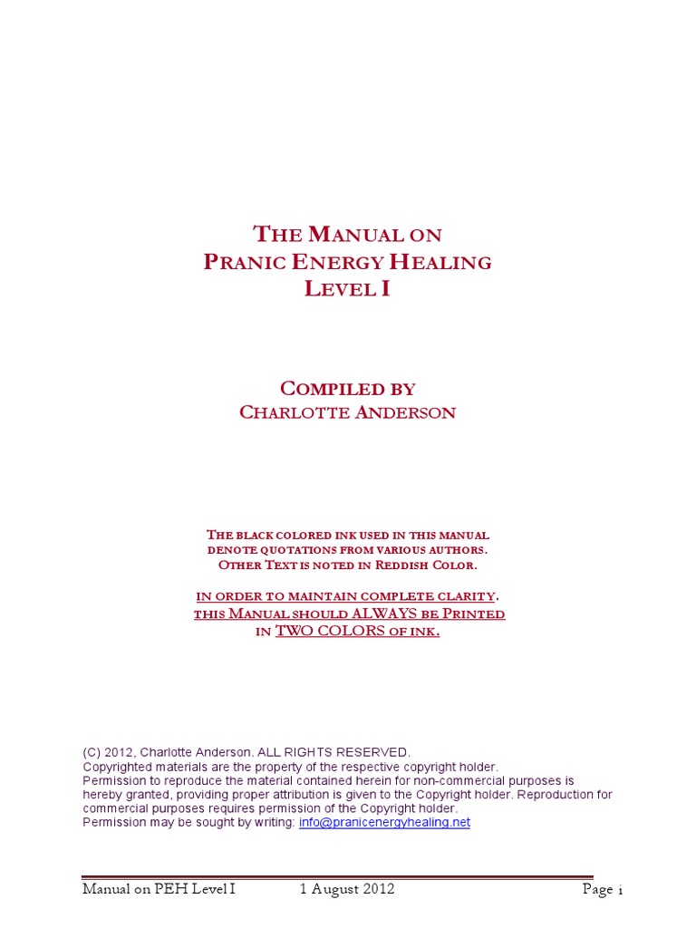 Pranic Healing Level 1 Pdf Prana Faith Healing