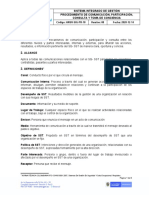 Procedimiento de Comunicacion Participacion Consulta y Toma de Conciencia