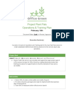 Plant Pals Ops & Training Plan