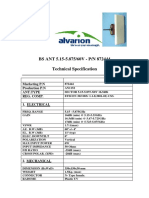 BS ANT 5.15-5.875/60V - P/N 872444 Technical Specification