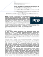 Potencialidades dos Parques Lineares na recuperação de áreas degradadas