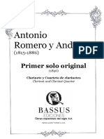 Romero - Primer Solo de Concierto Cuarteto Cl