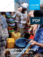 Urban Water Scarcity Guidance Note