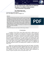 The Social Safety Nets and Poverty Alleviation in Pakistan: An Evaluation of Livelihood Enhancement and Protection Programme