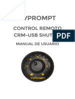 TVPROMPTER Control Remoto Manual Usuario