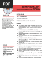 Boyapati Supajeet CV