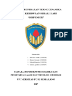 Makalah Penerapan Termodinamika Dalam Ke