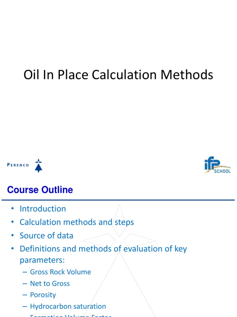 Oil and Gas In Place Calculation Methods | PDF | Petroleum Reservoir ...