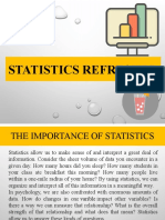 4 Statistics Refresher